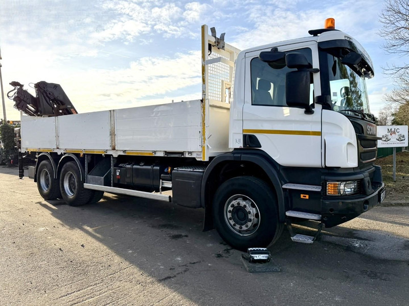 Scania P410 6x4 + CRANE HIAB X-HIDUO 188 ES-4 - RETARDER - ROTATOR - PLATFORM 6m80 - BIG AXLES HUB REDUCTION - STEEL SPRING - TUV 05/2026 - Camion grue: photos 2 Scania P410 6x4 + CRANE HIAB X-HIDUO 188 ES-4 - RETARDER - ROTATOR - PLATFORM 6m80 - BIG AXLES HUB REDUCTION - STEEL SPRING - TUV 05/2026 - Camion grue: photos 2