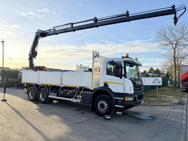 Scania P410 6x4 + CRANE HIAB X-HIDUO 188 ES-4 - RETARDER - ROTATOR - PLATFORM 6m80 - BIG AXLES HUB REDUCTION - STEEL SPRING - TUV 05/2026 - Camion grue: photos 1 Scania P410 6x4 + CRANE HIAB X-HIDUO 188 ES-4 - RETARDER - ROTATOR - PLATFORM 6m80 - BIG AXLES HUB REDUCTION - STEEL SPRING - TUV 05/2026 - Camion grue: photos 1