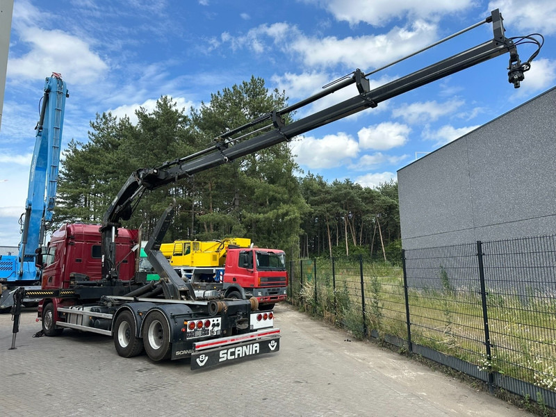 Scania R580 6X2 V8 HOOKLIFT + CRANE HIAB 211 E-4 HIPRO - ROTATOR - RETARDER - RADIO - NL TRUCK - Camion ampliroll, Camion grue: photos 4 Scania R580 6X2 V8 HOOKLIFT + CRANE HIAB 211 E-4 HIPRO - ROTATOR - RETARDER - RADIO - NL TRUCK - Camion ampliroll, Camion grue: photos 4