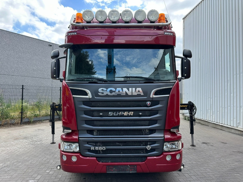 Scania R580 6X2 V8 HOOKLIFT + CRANE HIAB 211 E-4 HIPRO - ROTATOR - RETARDER - RADIO - NL TRUCK - Camion ampliroll, Camion grue: photos 2 Scania R580 6X2 V8 HOOKLIFT + CRANE HIAB 211 E-4 HIPRO - ROTATOR - RETARDER - RADIO - NL TRUCK - Camion ampliroll, Camion grue: photos 2