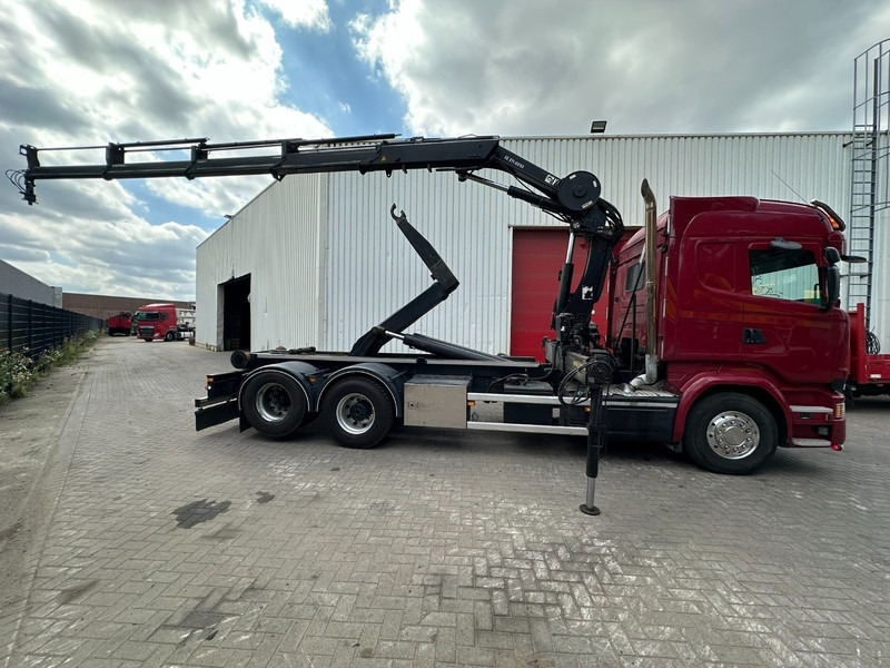 Scania R580 6X2 V8 HOOKLIFT + CRANE HIAB 211 E-4 HIPRO - ROTATOR - RETARDER - RADIO - NL TRUCK - Camion ampliroll, Camion grue: photos 5 Scania R580 6X2 V8 HOOKLIFT + CRANE HIAB 211 E-4 HIPRO - ROTATOR - RETARDER - RADIO - NL TRUCK - Camion ampliroll, Camion grue: photos 5