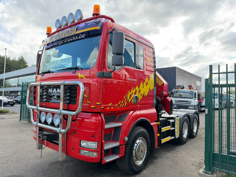 MAN TGA 33.530 6x4 - 90T ZSM + KRAN HMF 3720 K6 (17.3m) - RETARDER - MANUAL ZF - EURO 3 - 590.000km - ALCOA - BIG AXLES HUB REDUCTION - BE TRUCK - TOP CONDITION - Tracteur routier: photos 3 MAN TGA 33.530 6x4 - 90T ZSM + KRAN HMF 3720 K6 (17.3m) - RETARDER - MANUAL ZF - EURO 3 - 590.000km - ALCOA - BIG AXLES HUB REDUCTION - BE TRUCK - TOP CONDITION - Tracteur routier: photos 3