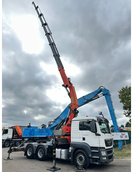Tracteur routier MAN TGS 26.440 6X4 SZM + (22m) KRAN PALFINGER PK62002 E 6x H + 1ME - RETARDER - EURO 5 - BE TRUCK: photos 10