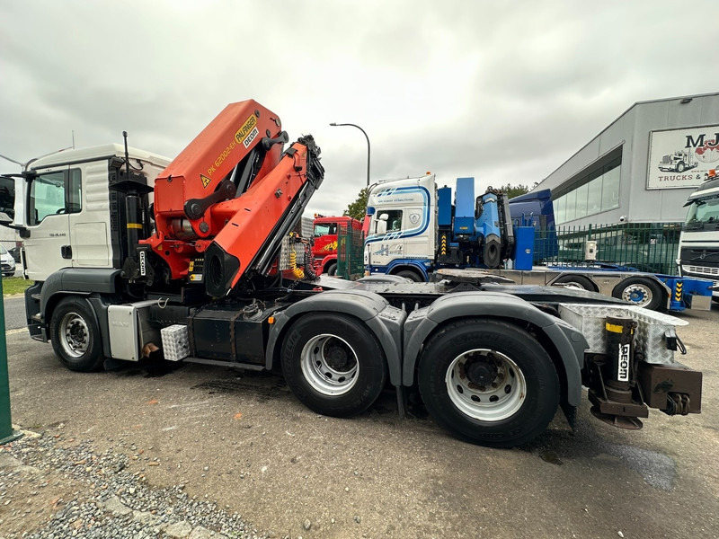 Tracteur routier MAN TGS 26.440 6X4 SZM + (22m) KRAN PALFINGER PK62002 E 6x H + 1ME - RETARDER - EURO 5 - BE TRUCK: photos 19