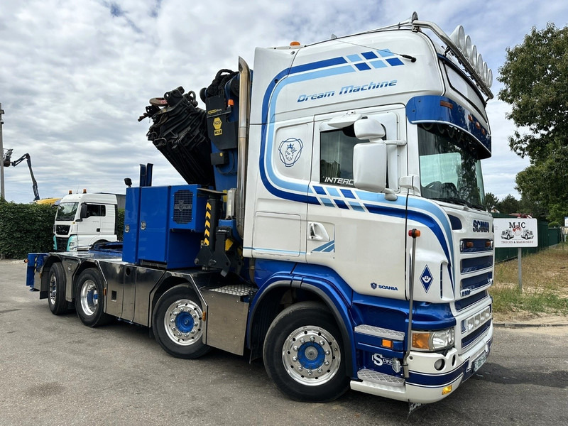Scania R500 8x2 ZSM + KRAN 100Tm! PALFINGER PK100002 G 8x + 1 ME - RETARDER - ALCOA DURA BRIGHT - LIFT + STEERING - 5/6 HYDR F - TÜV 05/2026 - TOP CONDITION - Tracteur routier: photos 1 Scania R500 8x2 ZSM + KRAN 100Tm! PALFINGER PK100002 G 8x + 1 ME - RETARDER - ALCOA DURA BRIGHT - LIFT + STEERING - 5/6 HYDR F - TÜV 05/2026 - TOP CONDITION - Tracteur routier: photos 1