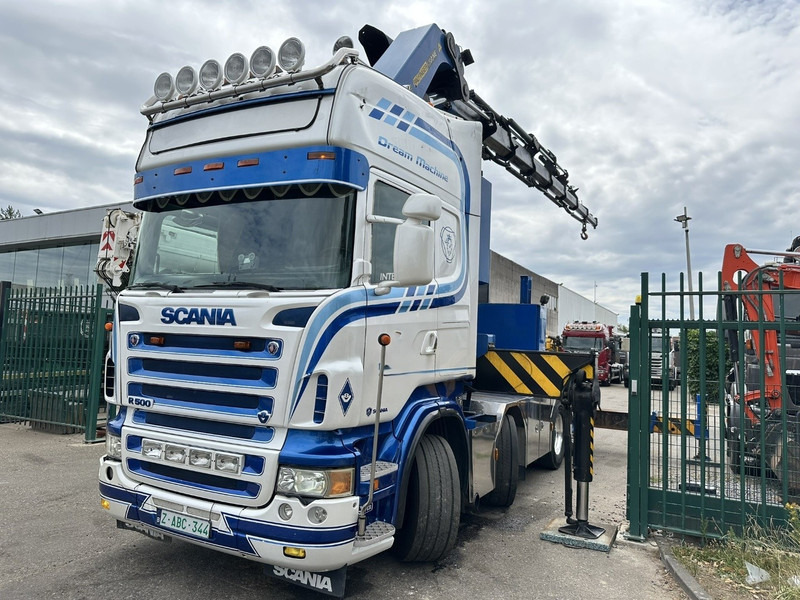 Scania R500 8x2 ZSM + KRAN 100Tm! PALFINGER PK100002 G 8x + 1 ME - RETARDER - ALCOA DURA BRIGHT - LIFT + STEERING - 5/6 HYDR F - TÜV 05/2026 - TOP CONDITION - Tracteur routier: photos 4 Scania R500 8x2 ZSM + KRAN 100Tm! PALFINGER PK100002 G 8x + 1 ME - RETARDER - ALCOA DURA BRIGHT - LIFT + STEERING - 5/6 HYDR F - TÜV 05/2026 - TOP CONDITION - Tracteur routier: photos 4