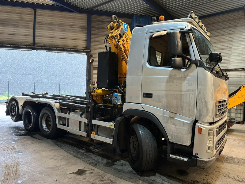 Volvo FH12-420 8x4 HOOKLIFT AJK + CRANE EFFER 250 - 3S - RADIO - TRIDEM LIFT + STEERING AXLE - I SHIFT - BE TRUCK - Camion ampliroll, Camion grue: photos 3 Volvo FH12-420 8x4 HOOKLIFT AJK + CRANE EFFER 250 - 3S - RADIO - TRIDEM LIFT + STEERING AXLE - I SHIFT - BE TRUCK - Camion ampliroll, Camion grue: photos 3