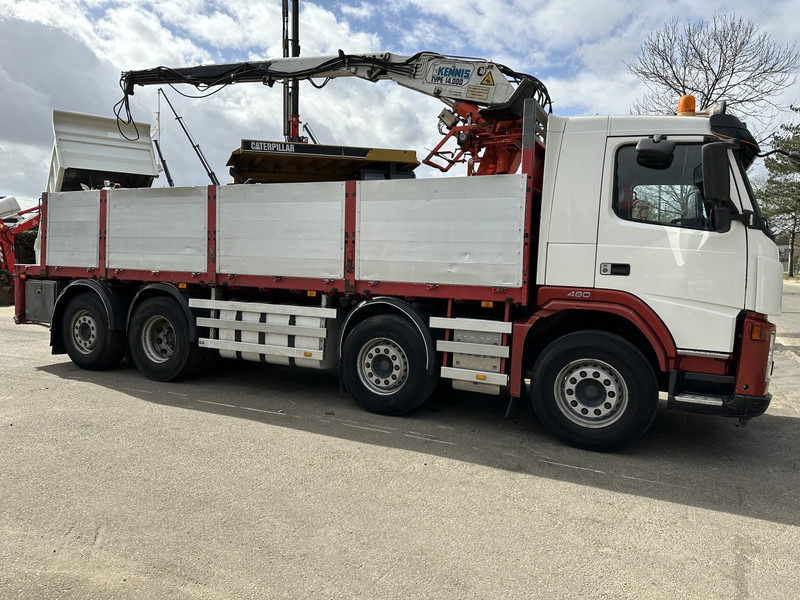 Volvo FM 480 8X2 - EURO 5 - STEERING AXLE / LENK ACHSE + KENNIS 14.000R - I SHIFT - Camion plateau: photos 3 Volvo FM 480 8X2 - EURO 5 - STEERING AXLE / LENK ACHSE + KENNIS 14.000R - I SHIFT - Camion plateau: photos 3