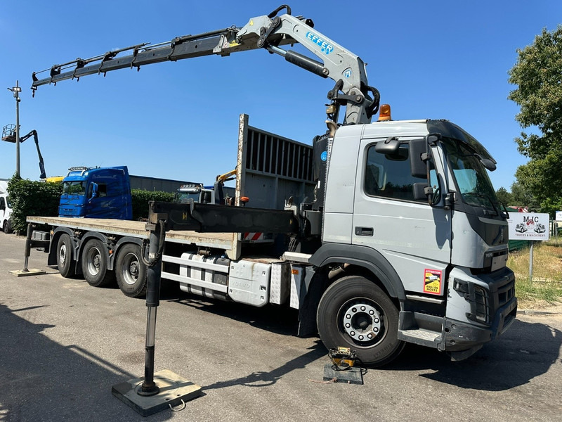Volvo FMX 330 8x4 TRIDEM + CRANE EFFER 265 / 6S - PLATFORM 7m50 - EURO 6 - RADIO - *473.000km* - TÜV 05/2026 - BE TRUCK - Camion grue: photos 1 Volvo FMX 330 8x4 TRIDEM + CRANE EFFER 265 / 6S - PLATFORM 7m50 - EURO 6 - RADIO - *473.000km* - TÜV 05/2026 - BE TRUCK - Camion grue: photos 1