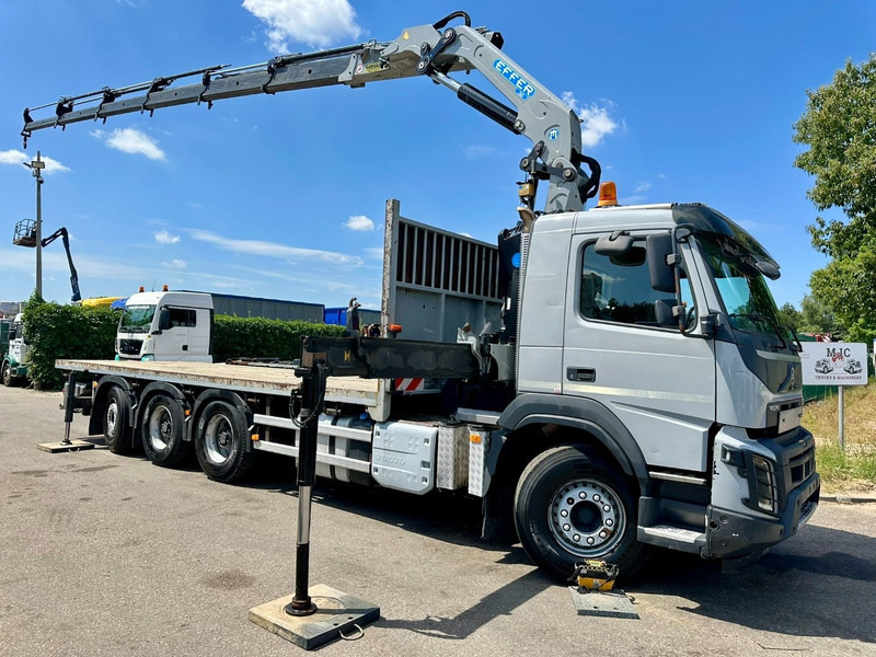 Volvo FMX 330 8x4 TRIDEM PRITSCHE + KRAN EFFER 265 / 6S - PLATFORM 7m50 - EURO 6 - RADIO - *473.000km* - TÜV 05/2026 - BE TRUCK - Camion plateau, Camion grue: photos 2 Volvo FMX 330 8x4 TRIDEM PRITSCHE + KRAN EFFER 265 / 6S - PLATFORM 7m50 - EURO 6 - RADIO - *473.000km* - TÜV 05/2026 - BE TRUCK - Camion plateau, Camion grue: photos 2