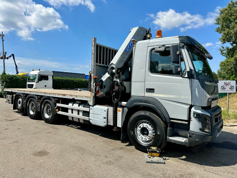 Volvo FMX 330 8x4 TRIDEM PRITSCHE + KRAN EFFER 265 / 6S - PLATFORM 7m50 - EURO 6 - RADIO - *473.000km* - TÜV 05/2026 - BE TRUCK - Camion plateau, Camion grue: photos 1 Volvo FMX 330 8x4 TRIDEM PRITSCHE + KRAN EFFER 265 / 6S - PLATFORM 7m50 - EURO 6 - RADIO - *473.000km* - TÜV 05/2026 - BE TRUCK - Camion plateau, Camion grue: photos 1
