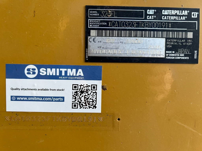 Pelle sur chenille Cat 323F L: photos 9