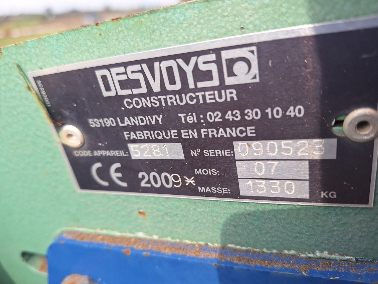 Desvoys - Faucheuse: photos 5 Desvoys - Faucheuse: photos 5