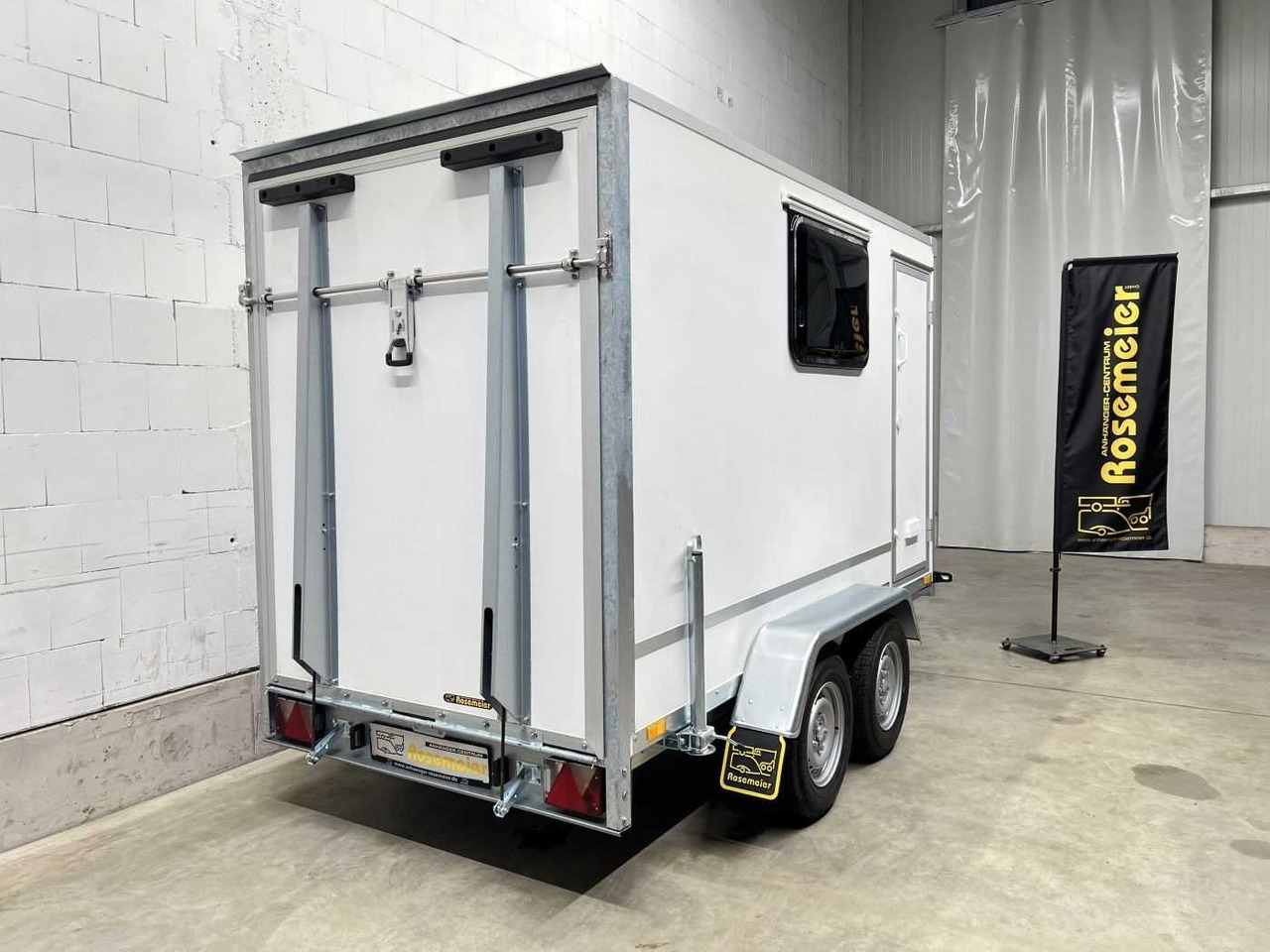Remorque pour moto neuf BLYSS F2030HTD Rampe Tür 2 Fenster Kofferanhänger: photos 17