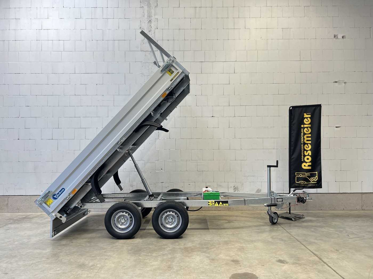 CHEVAL LIBERTE DEBON PW1.2E Lux E-Pumpe Rückwärtskipper - Remorque benne: photos 1 CHEVAL LIBERTE DEBON PW1.2E Lux E-Pumpe Rückwärtskipper - Remorque benne: photos 1