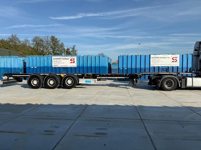 D-Tec Flexitrailer 3x Extandable / For all sizes container/tyres all 80%/Holland Trailer - Semi-remorque porte-conteneur/ Caisse mobile: photos 3 D-Tec Flexitrailer 3x Extandable / For all sizes container/tyres all 80%/Holland Trailer - Semi-remorque porte-conteneur/ Caisse mobile: photos 3