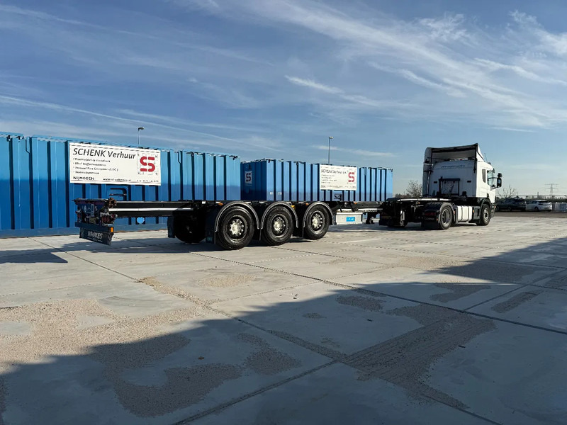 D-Tec Flexitrailer 3x Extandable / For all sizes container/tyres all 80%/Holland Trailer - Semi-remorque porte-conteneur/ Caisse mobile: photos 4 D-Tec Flexitrailer 3x Extandable / For all sizes container/tyres all 80%/Holland Trailer - Semi-remorque porte-conteneur/ Caisse mobile: photos 4