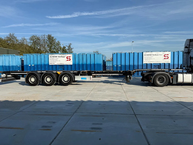 D-Tec Flexitrailer 3x Extandable / For all sizes container/tyres all 80%/Holland Trailer - Semi-remorque porte-conteneur/ Caisse mobile: photos 2 D-Tec Flexitrailer 3x Extandable / For all sizes container/tyres all 80%/Holland Trailer - Semi-remorque porte-conteneur/ Caisse mobile: photos 2
