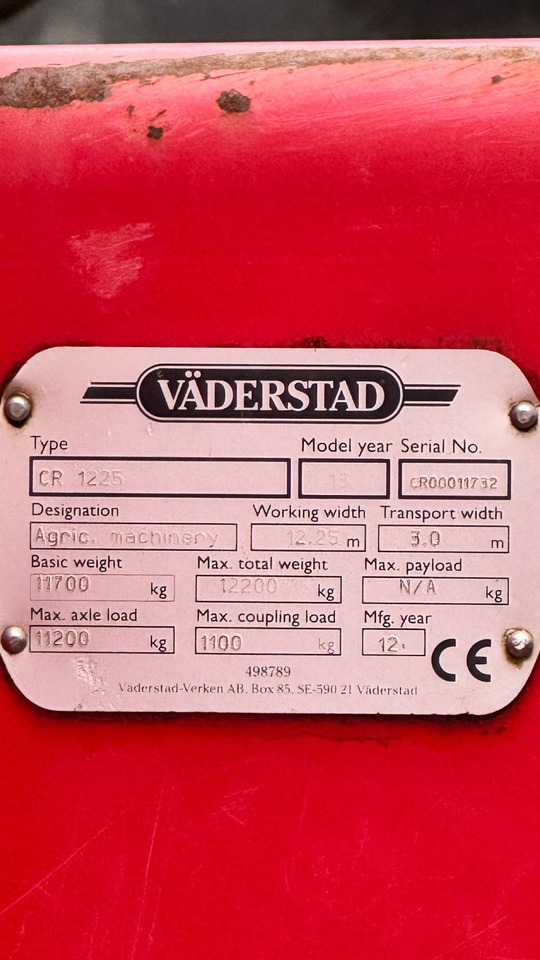 Väderstad Carrier 1225 # CrossCutter#neue Steelrunner - Cover crop: photos 2 Väderstad Carrier 1225 # CrossCutter#neue Steelrunner - Cover crop: photos 2