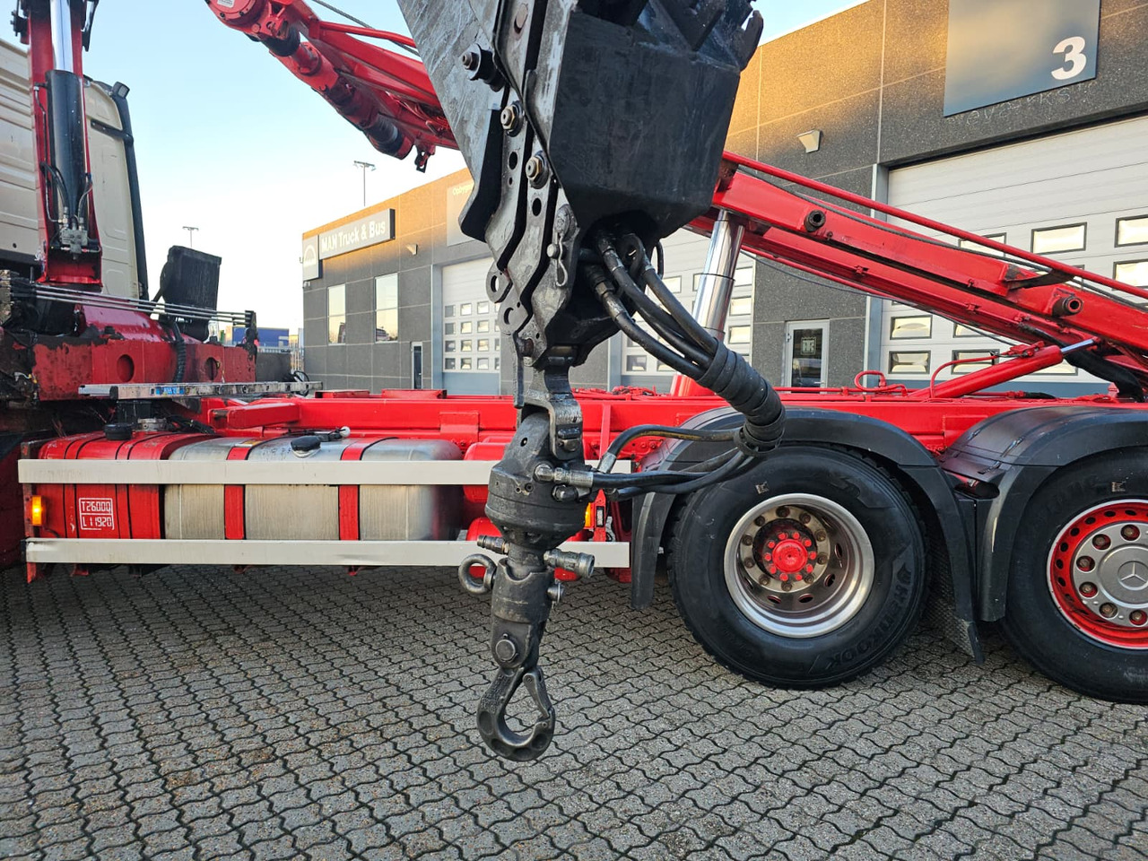 Camion porte-conteneur/ Caisse mobile, Camion grue Mercedes Benz Actros 2545: photos 9 Camion porte-conteneur/ Caisse mobile, Camion grue Mercedes Benz Actros 2545: photos 9