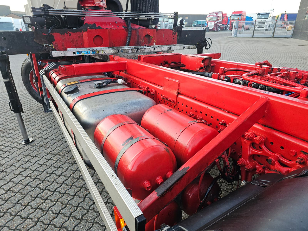 Camion porte-conteneur/ Caisse mobile, Camion grue Mercedes Benz Actros 2545: photos 16 Camion porte-conteneur/ Caisse mobile, Camion grue Mercedes Benz Actros 2545: photos 16