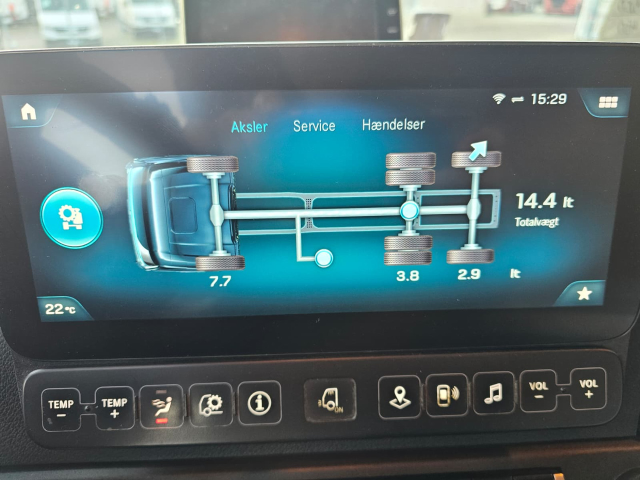 Camion porte-conteneur/ Caisse mobile, Camion grue Mercedes Benz Actros 2545: photos 26 Camion porte-conteneur/ Caisse mobile, Camion grue Mercedes Benz Actros 2545: photos 26