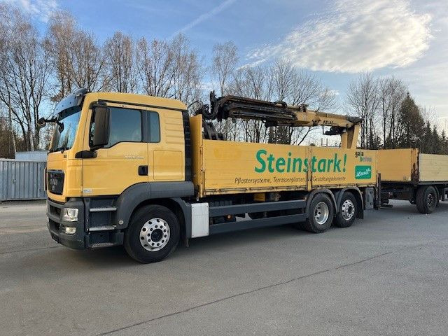 MAN TGS 26.400 Baustoff LKW mit Ladekran Atlas 210.2 MAN TGS 26.400 Baustoff LKW mit Ladekran Atlas 210.2 - Camion grue, Camion plateau: photos 2 MAN TGS 26.400 Baustoff LKW mit Ladekran Atlas 210.2 MAN TGS 26.400 Baustoff LKW mit Ladekran Atlas 210.2 - Camion grue, Camion plateau: photos 2