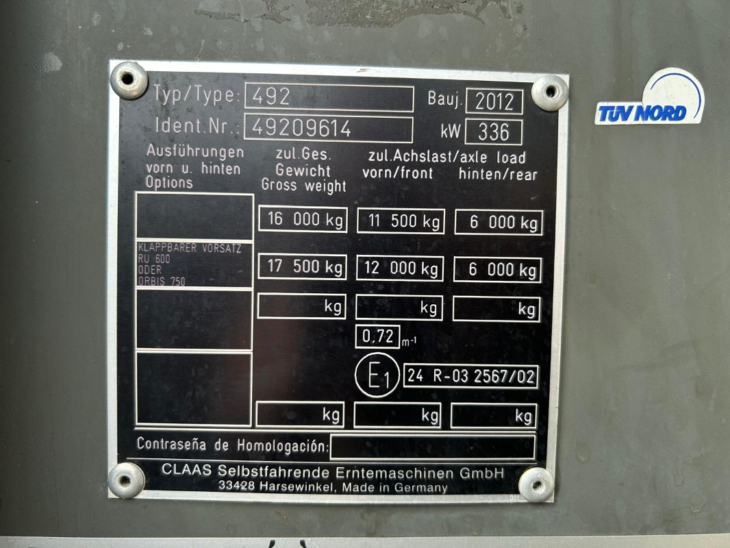 CLAAS Jaguar 890 mit Kemper 360 und PU - crédit-bail CLAAS Jaguar 890 mit Kemper 360 und PU: photos 44