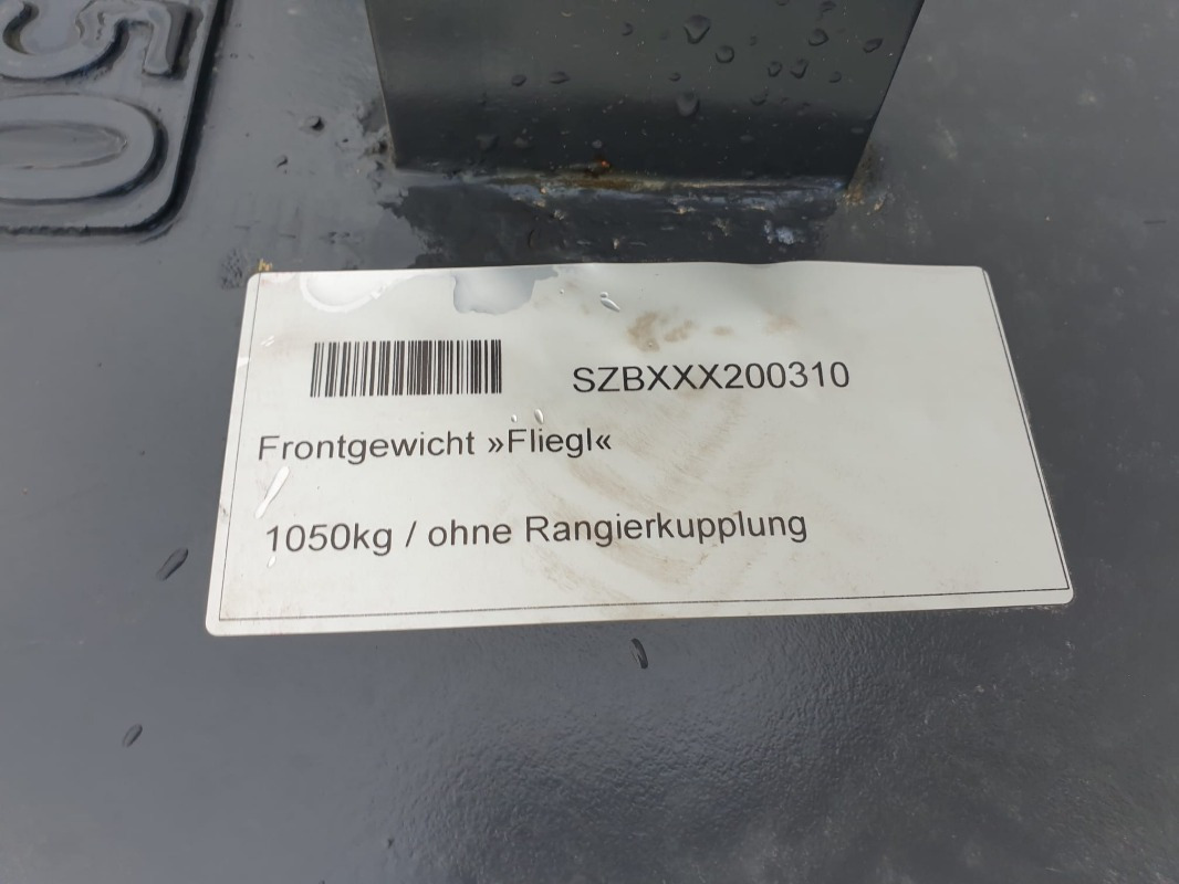 Fliegl GEWICHT 1.050KG - Contrepoids: photos 3 Fliegl GEWICHT 1.050KG - Contrepoids: photos 3