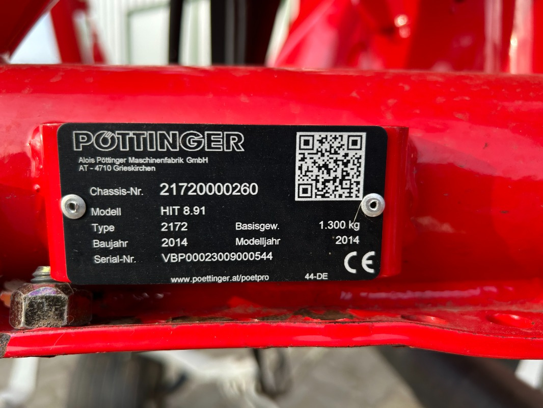 Faneuse Pöttinger HIT 8.91: photos 9 Faneuse Pöttinger HIT 8.91: photos 9