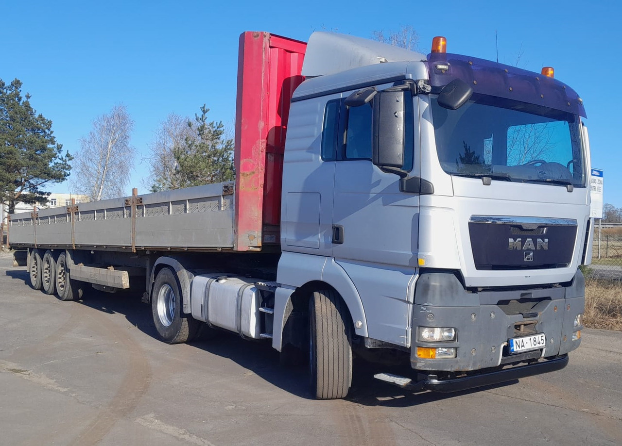 Semi-remorque plateau KRONE SD: photos 8 Semi-remorque plateau KRONE SD: photos 8