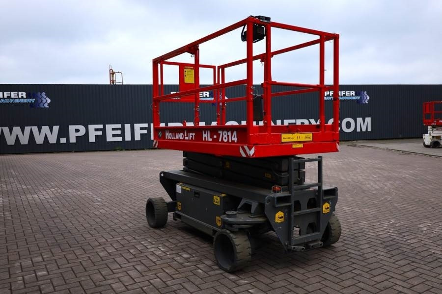 Nacelle ciseaux Holland Lift Ecostar HL-7814 Electric, 10m Working Height, 450k: photos 7