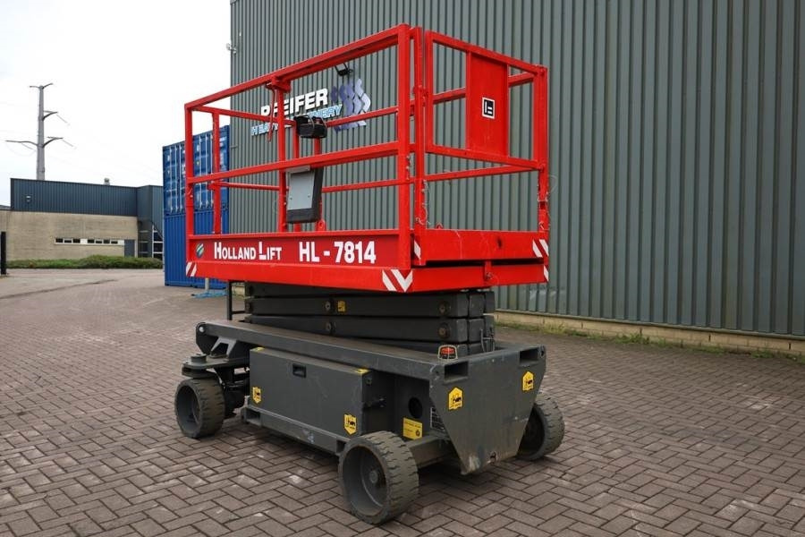 Nacelle ciseaux Holland Lift Ecostar HL-7814 Electric, 10m Working Height, 450k: photos 8