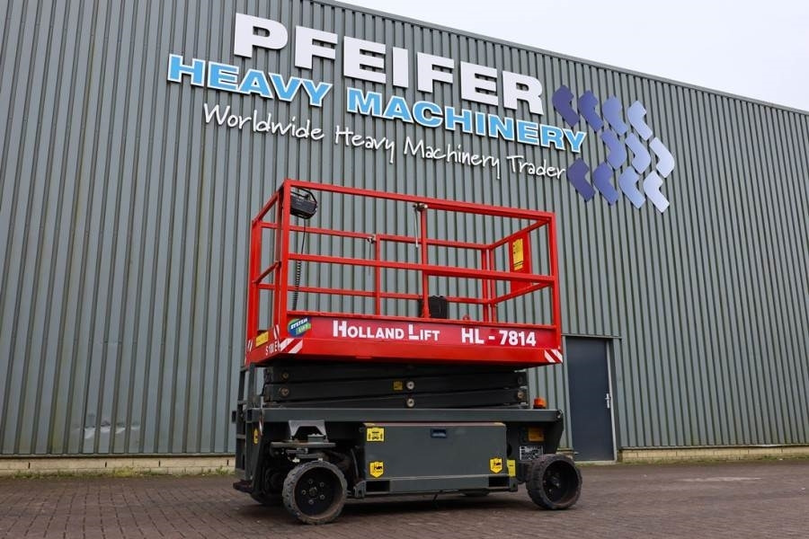 Holland Lift Ecostar HL-7814 Electric, 10m Working Height, 450k - Nacelle ciseaux: photos 1 Holland Lift Ecostar HL-7814 Electric, 10m Working Height, 450k - Nacelle ciseaux: photos 1