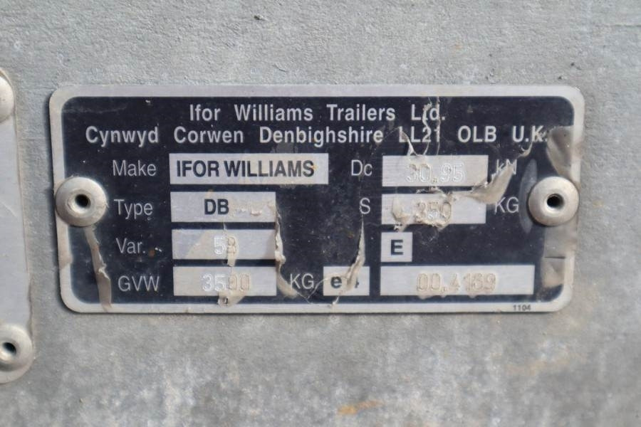 Ifor Williams WILLIAM 2HB 2 Axel Trailer, 2.856 kg Capacity, Inc - crédit-bail Ifor Williams WILLIAM 2HB 2 Axel Trailer, 2.856 kg Capacity, Inc: photos 6 Ifor Williams WILLIAM 2HB 2 Axel Trailer, 2.856 kg Capacity, Inc - crédit-bail Ifor Williams WILLIAM 2HB 2 Axel Trailer, 2.856 kg Capacity, Inc: photos 6