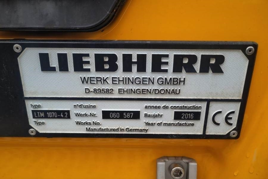 Grue tout-terrain Liebherr LTM1070-4.2 Dutch Vehicle Registration, Valid Insp: photos 6