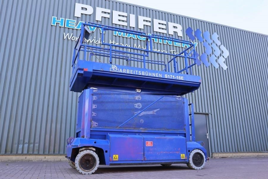 PB LIFT S171-16E Electric, 17.3m Working Height, 400k - Nacelle ciseaux: photos 1 PB LIFT S171-16E Electric, 17.3m Working Height, 400k - Nacelle ciseaux: photos 1