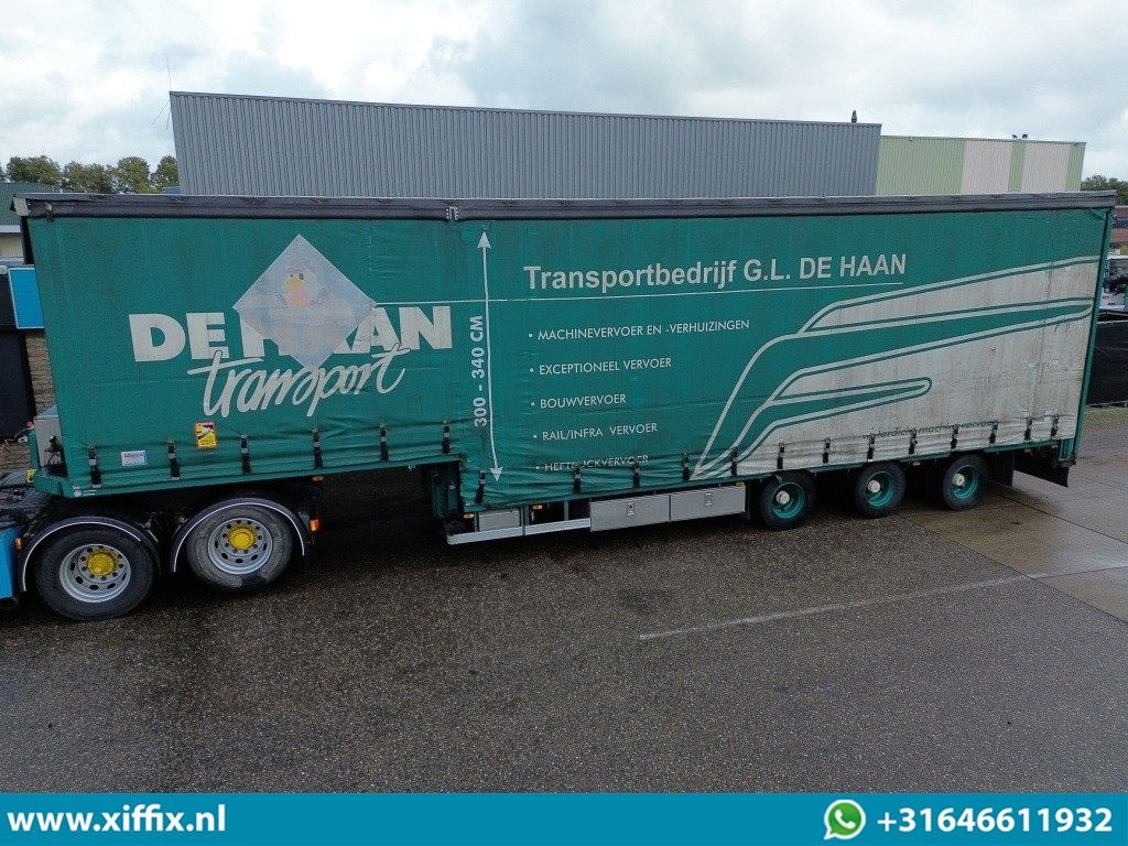 DRACO 3-ass. Semi dieplader met huifopbouw / 2x gestuurd - Semi-remorque surbaissé: photos 1 DRACO 3-ass. Semi dieplader met huifopbouw / 2x gestuurd - Semi-remorque surbaissé: photos 1