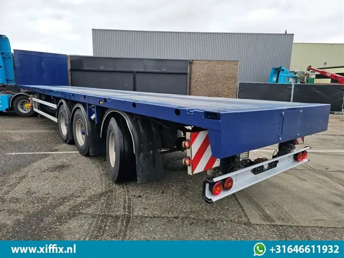 Doll 3-ass. Vlakke uitschuifbare oplegger / Naloop gestuurd / 14090 - Semi-remorque plateau: photos 3 Doll 3-ass. Vlakke uitschuifbare oplegger / Naloop gestuurd / 14090 - Semi-remorque plateau: photos 3
