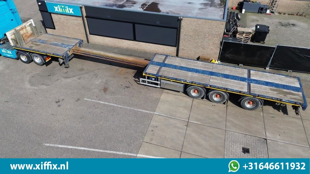 Doll 3-ass. Vlakke uitschuifbare oplegger / Naloop gestuurd - Semi-remorque plateau: photos 2 Doll 3-ass. Vlakke uitschuifbare oplegger / Naloop gestuurd - Semi-remorque plateau: photos 2