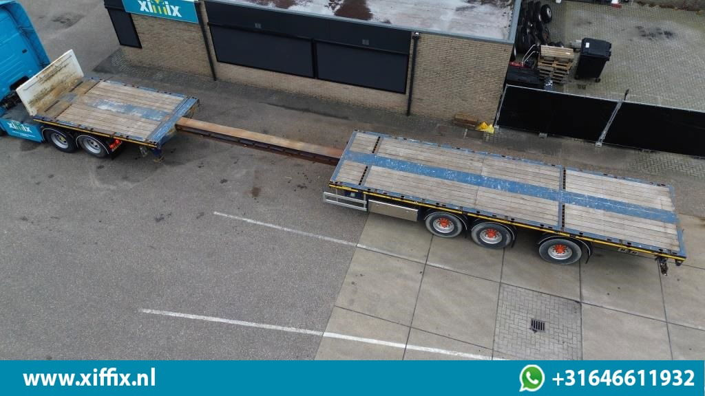 Doll 3-ass. Vlakke uitschuifbare oplegger / Naloop gestuurd - Semi-remorque plateau: photos 2 Doll 3-ass. Vlakke uitschuifbare oplegger / Naloop gestuurd - Semi-remorque plateau: photos 2