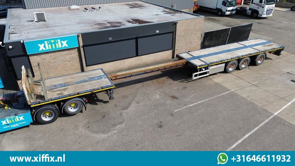 Doll 3-ass. Vlakke uitschuifbare oplegger / Naloop gestuurd - Semi-remorque plateau: photos 1 Doll 3-ass. Vlakke uitschuifbare oplegger / Naloop gestuurd - Semi-remorque plateau: photos 1