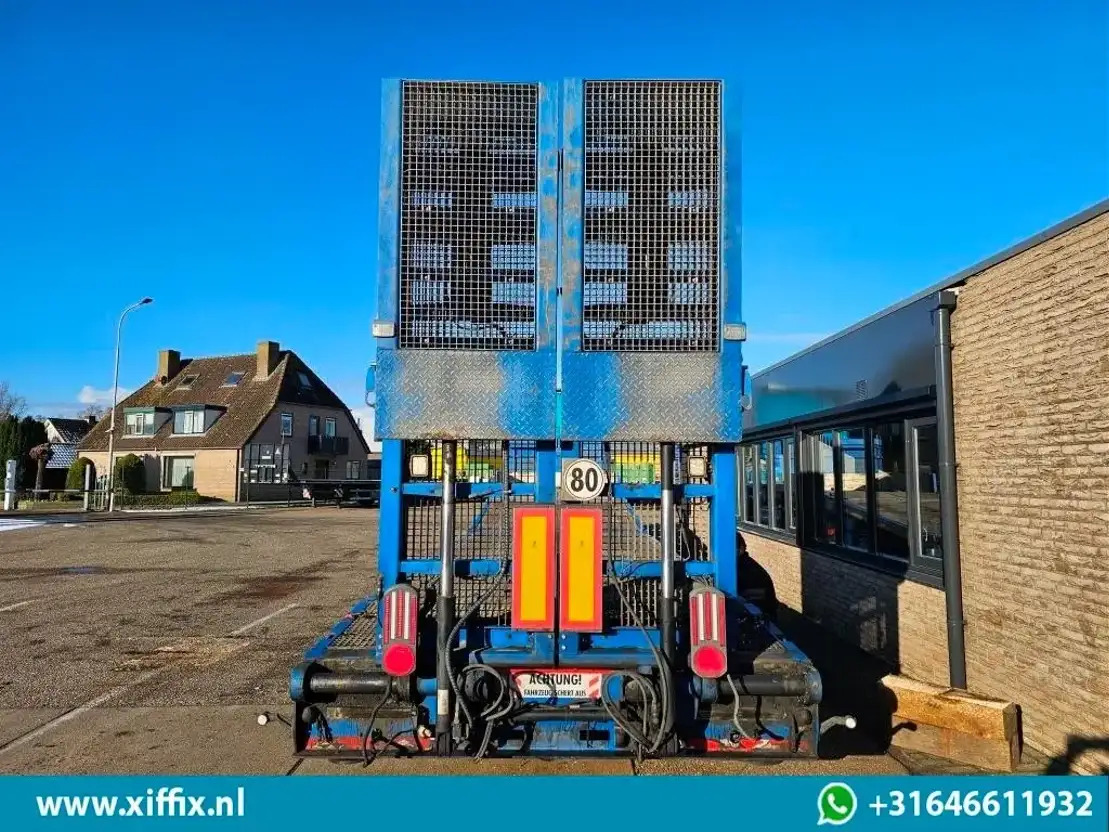 Semi-remorque surbaissé Faymonville 3-ass. Semi dieplader met dubbele hydr. Kleppen en hydr. Verstelbare: photos 14