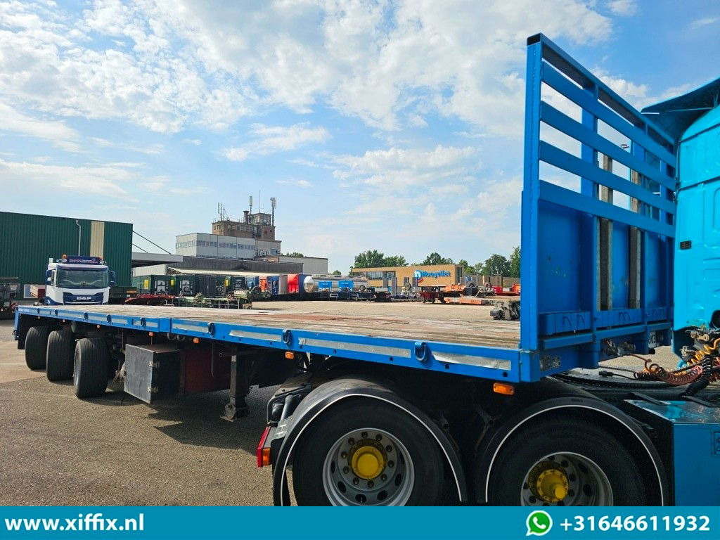 Lako 3-ass. Vlakke dubbel 2x uitschuifbare oplegger / 3x gestuurd - Semi-remorque plateau: photos 4 Lako 3-ass. Vlakke dubbel 2x uitschuifbare oplegger / 3x gestuurd - Semi-remorque plateau: photos 4