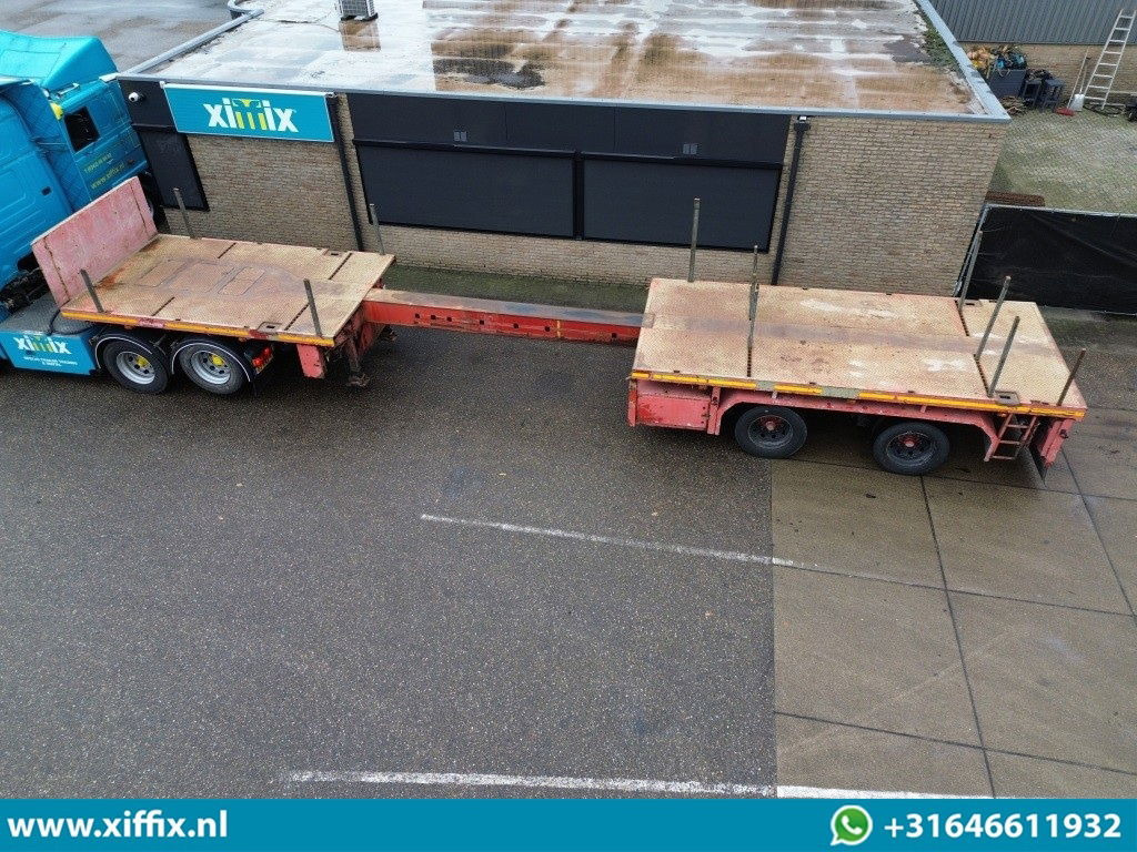 Nooteboom 2-ass. Vlakke uitschuifbare oplegger / 2x gestuurd / 990 cm. Lang - Semi-remorque plateau: photos 2 Nooteboom 2-ass. Vlakke uitschuifbare oplegger / 2x gestuurd / 990 cm. Lang - Semi-remorque plateau: photos 2