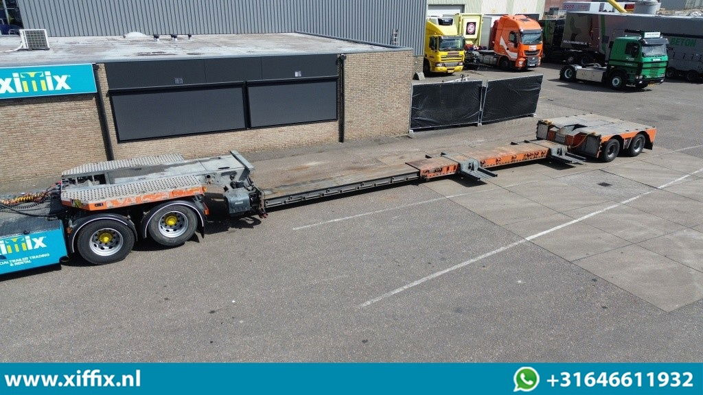 RECKER 2-ass. Uitschuifbare dieplader met afneembare zwanenhals / 2x gestuurd - Semi-remorque surbaissé: photos 1 RECKER 2-ass. Uitschuifbare dieplader met afneembare zwanenhals / 2x gestuurd - Semi-remorque surbaissé: photos 1