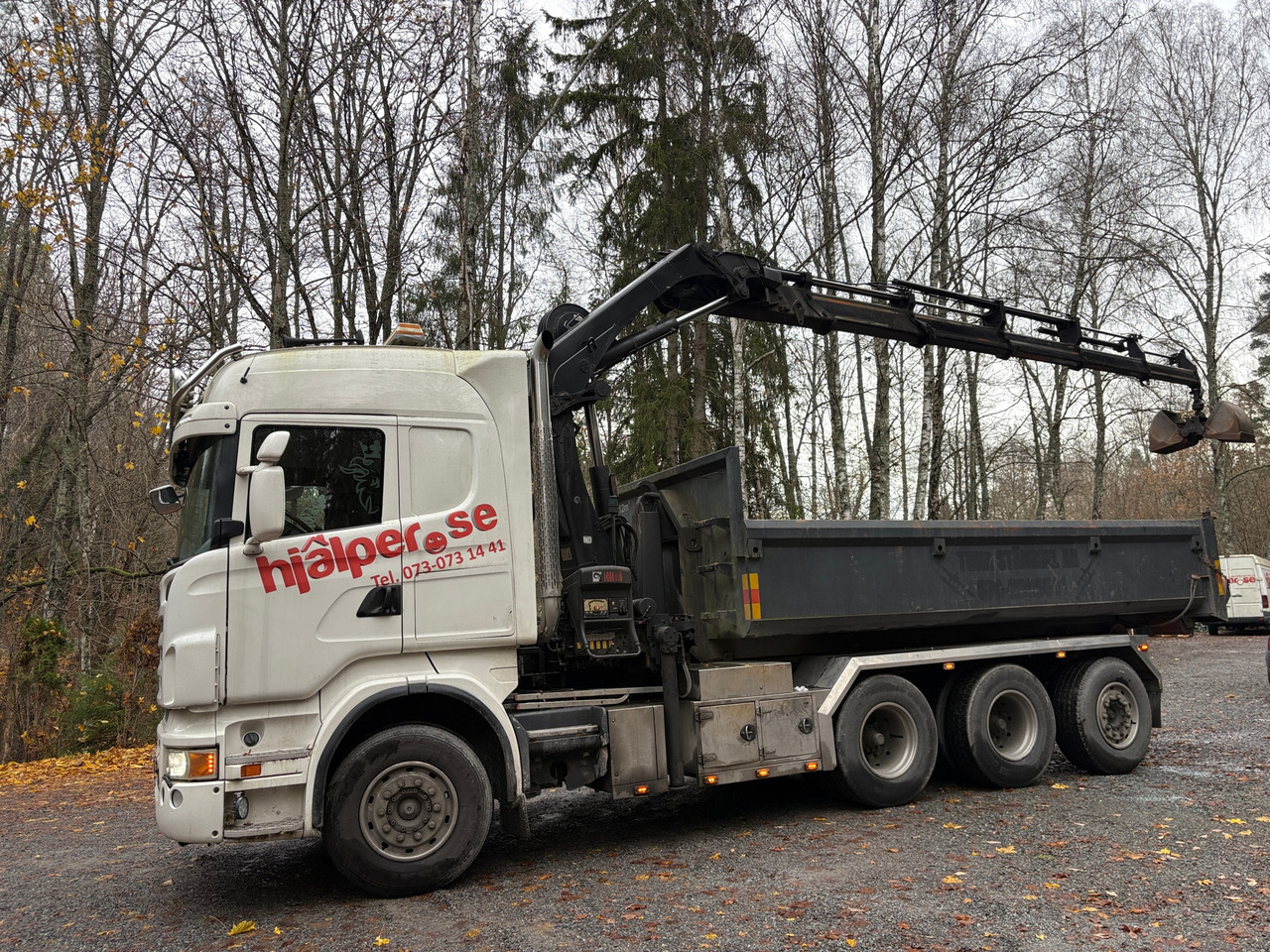 Scania R480 8x4 - Camion grue: photos 1 Scania R480 8x4 - Camion grue: photos 1
