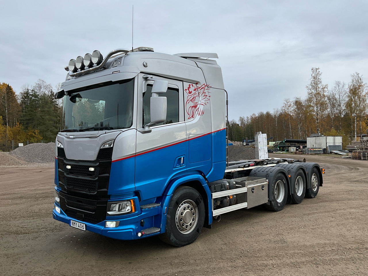 Scania R580 - Camion ampliroll: photos 1 Scania R580 - Camion ampliroll: photos 1