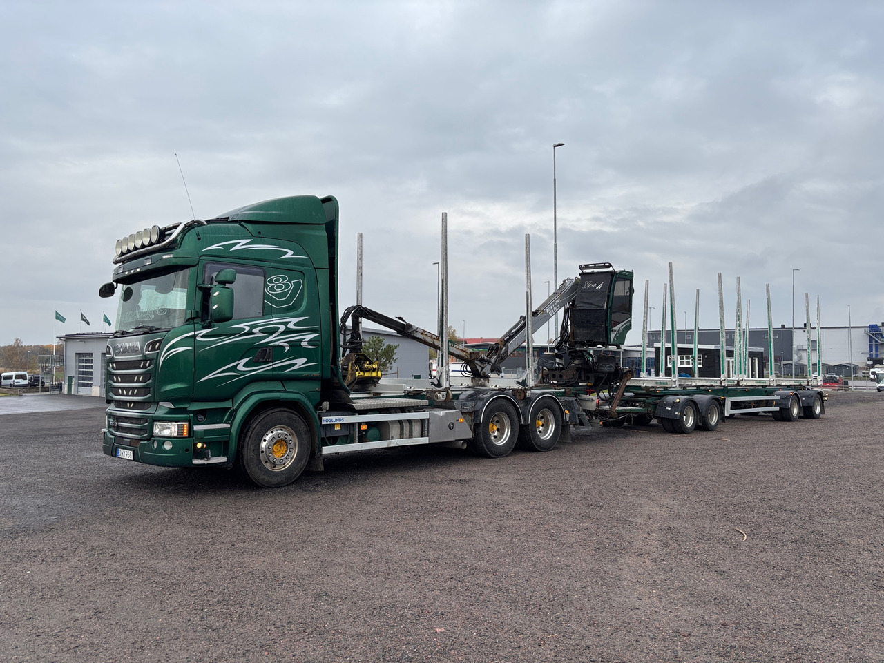 Scania R580 - Camion grumier, Camion grue: photos 1 Scania R580 - Camion grumier, Camion grue: photos 1