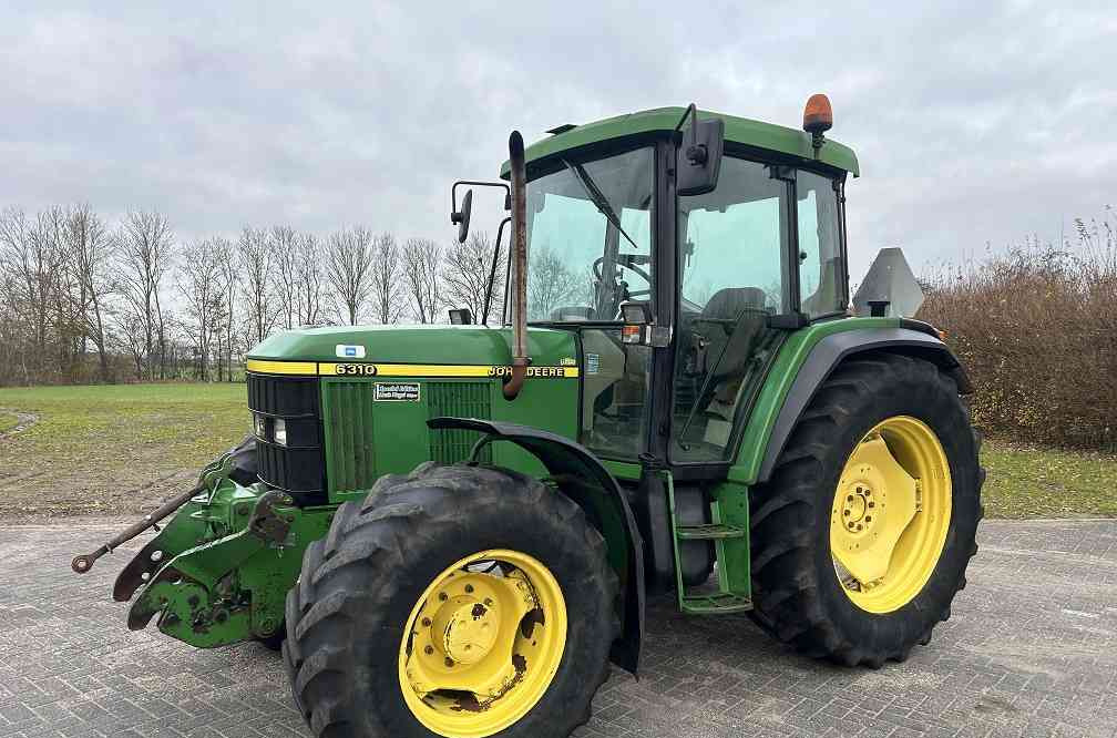 John Deere 6310, fronthef + pto - Tracteur agricole: photos 1 John Deere 6310, fronthef + pto - Tracteur agricole: photos 1